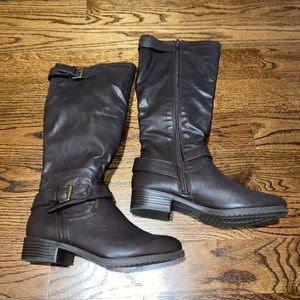 GH Bass dark brown boots, worn once